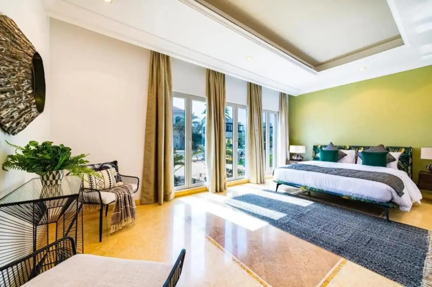 Contemporary Spanish Style Beachfront Villa In Palm Jumeirah Dubai
