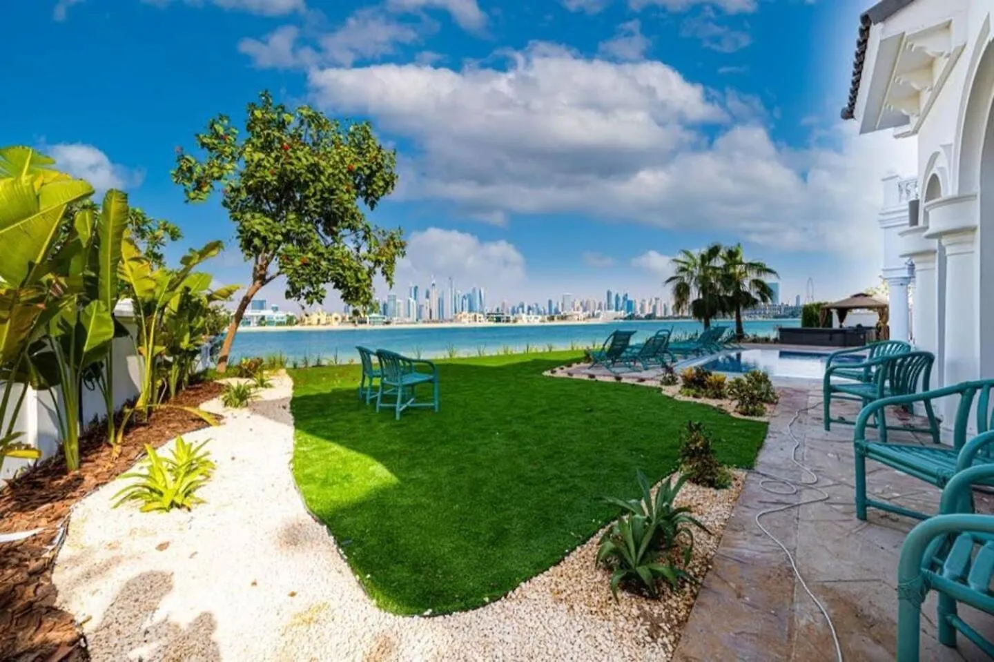 Contemporary Spanish Style Beachfront Villa In Palm Jumeirah Dubai