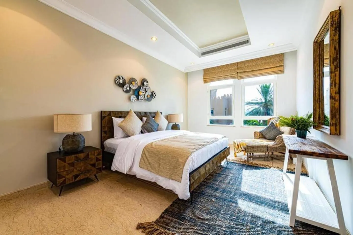Contemporary Spanish Style Beachfront Villa In Palm Jumeirah Dubai United Arab Emirates